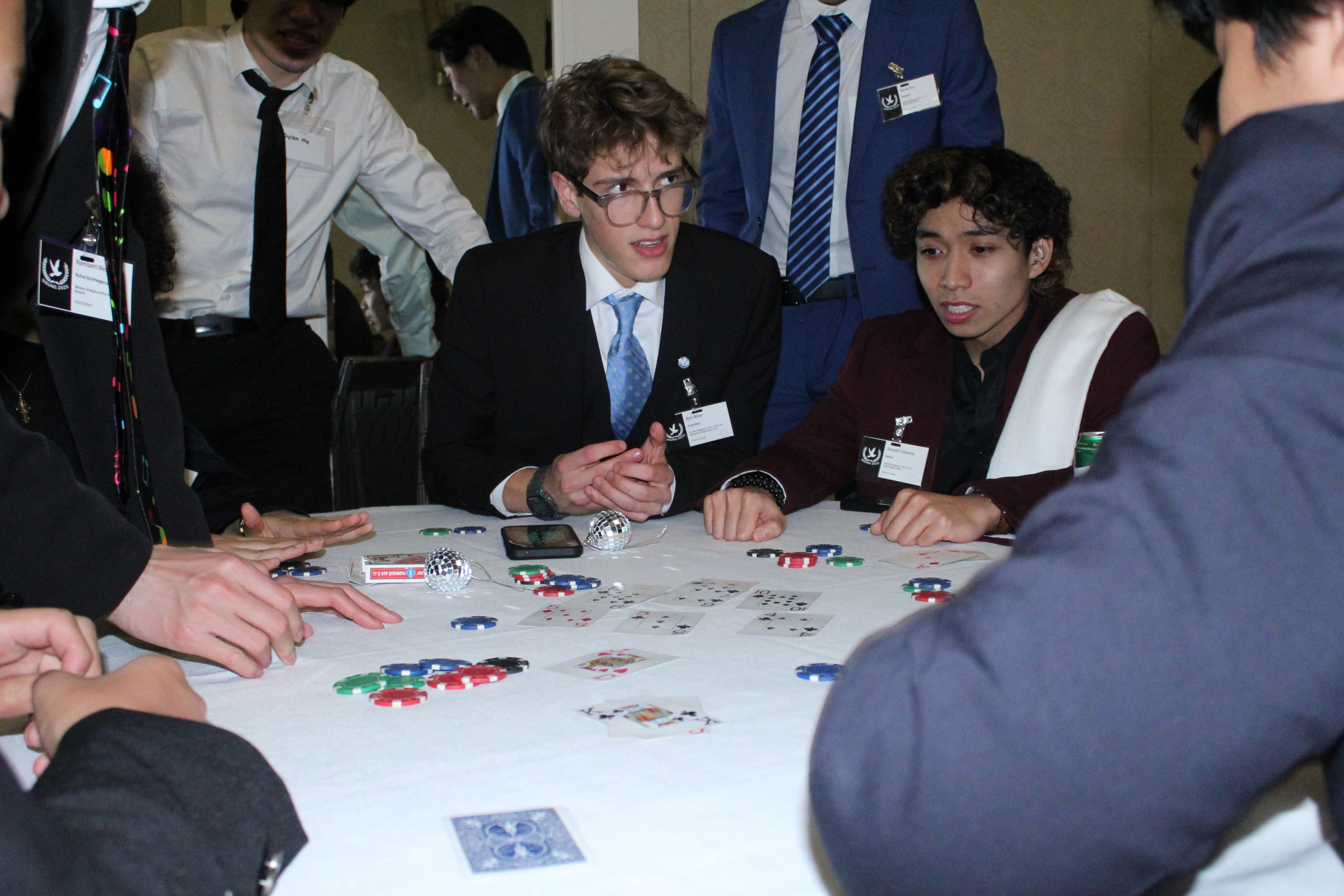 Conference ceremony or gala setting